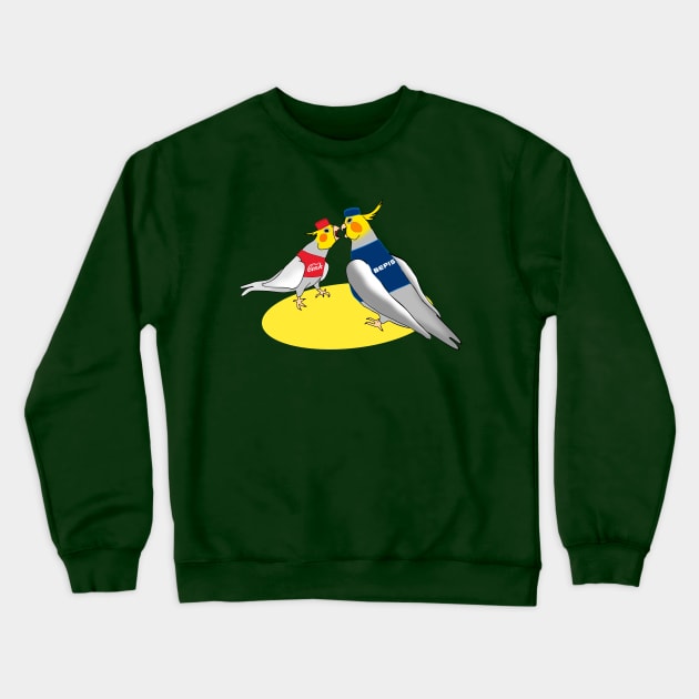 team conk vs team bepis - FIGHT Crewneck Sweatshirt by FandomizedRose